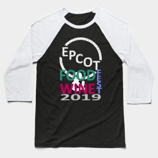 Epcot Food and Wine Fest Baseball T-Shirt